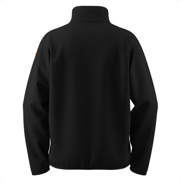 Butterfly Half Zip Fleece - Black - Back